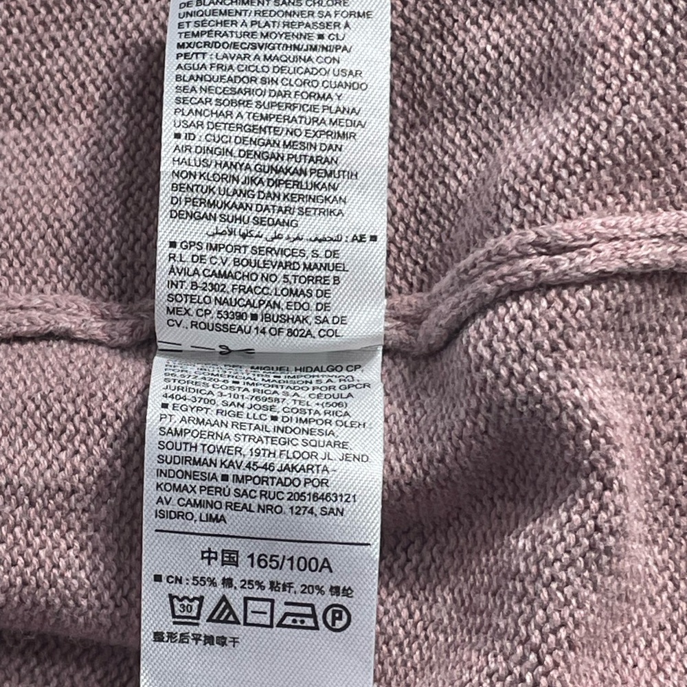 Old Navy Pink Cardigan Sweater Lightweight Knit - Picture 6 of 7